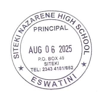 Siteki Nazarene High School logo